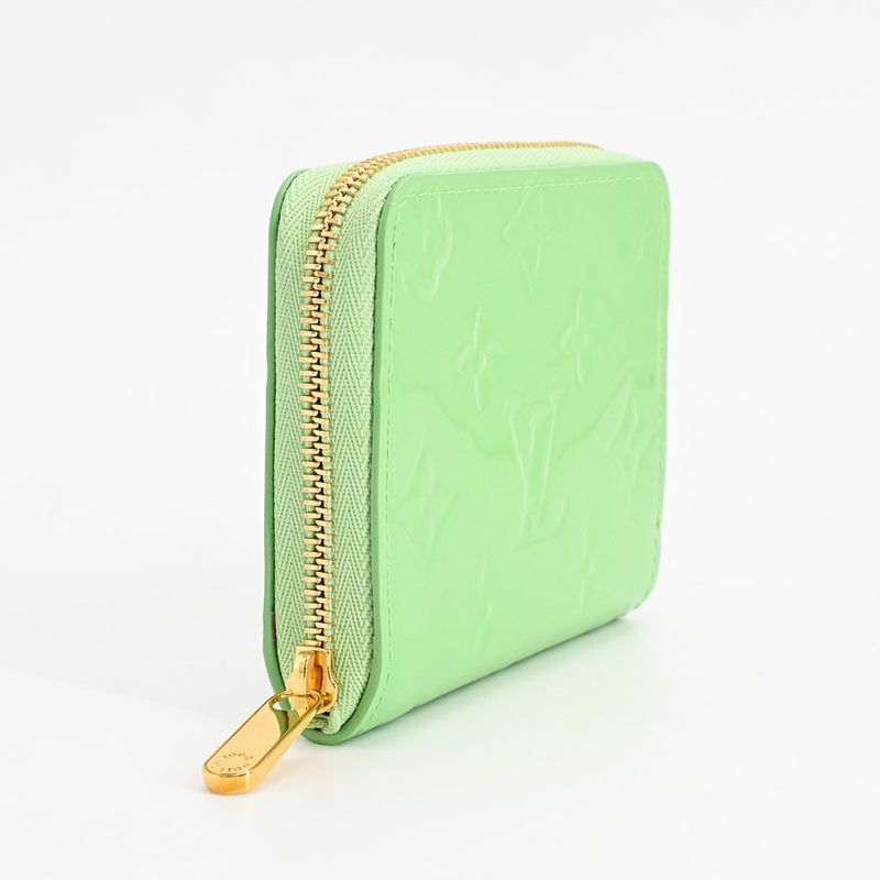 Louis Vuitton Coin Case Zippy Purse Green Gami Apple
