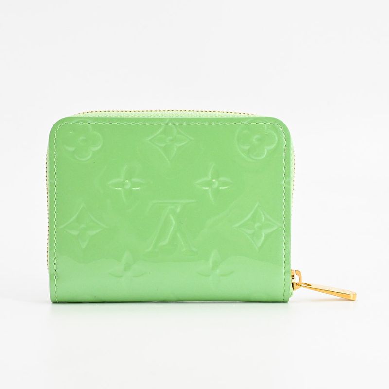 Louis Vuitton Coin Case Zippy Purse Green Gami Apple