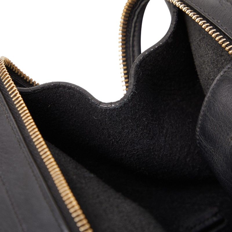 Saint Laurent Ring Leather Black