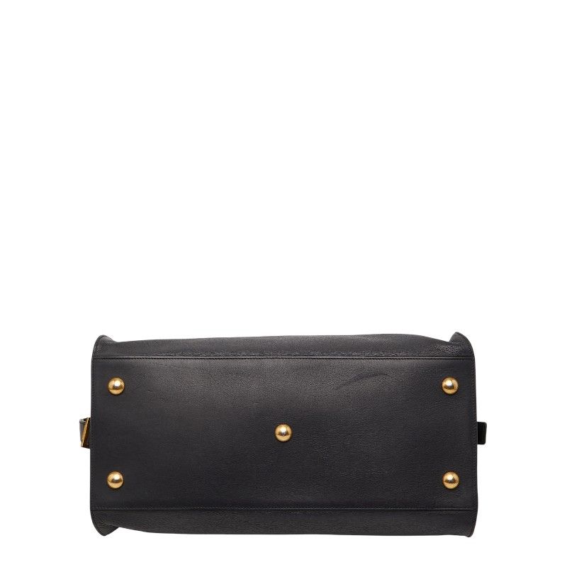 Saint Laurent Ring Leather Black