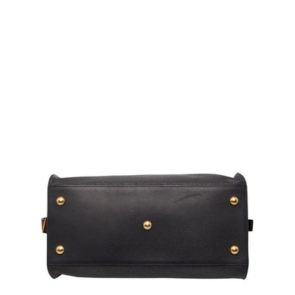 Saint Laurent Ring Leather Black