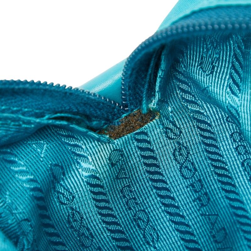 Prada Turquoise Blue Nylon Shoulder Bag