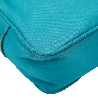 Prada Turquoise Blue Nylon Shoulder Bag