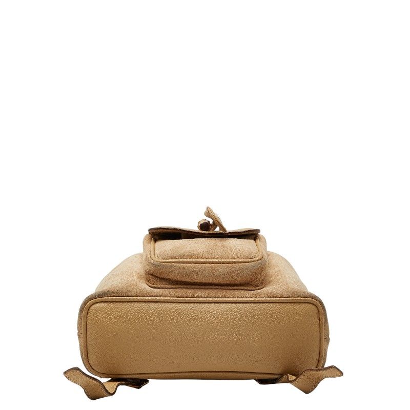 Gucci Bamboo Mini Backpack 003 Brown Leather