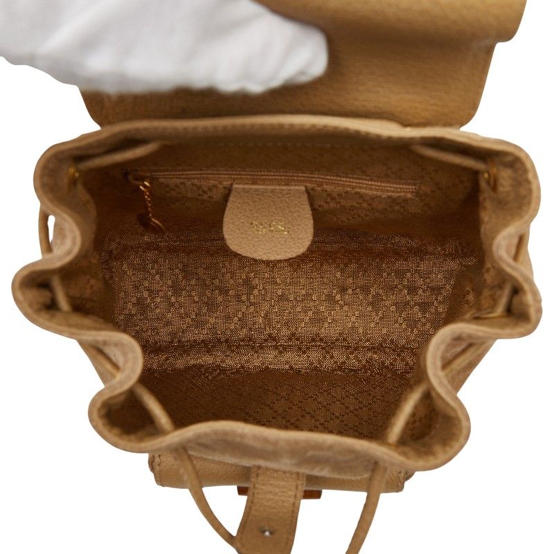 Gucci Bamboo Mini Backpack 003 Brown Leather