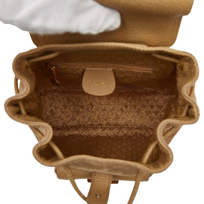 Gucci Bamboo Mini Backpack 003 Brown Leather