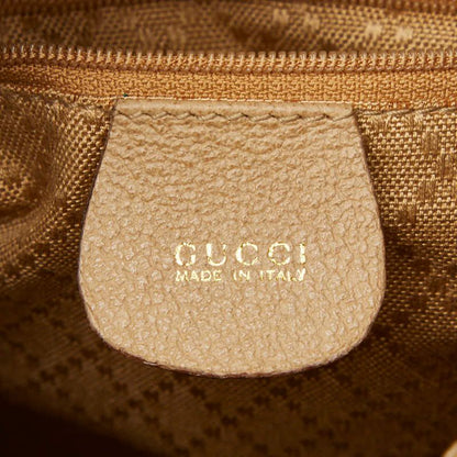 Gucci Bamboo Mini Backpack 003 Brown Leather