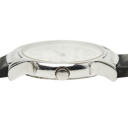 Bvlgari Belt Solotempo Silver Black Silver - Black