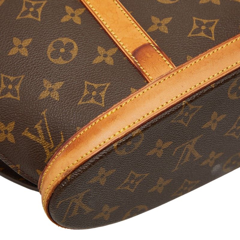Louis Vuitton Monogram Babylon Brown Leather Tote