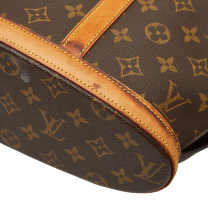 Louis Vuitton Monogram Babylon Brown Leather Tote