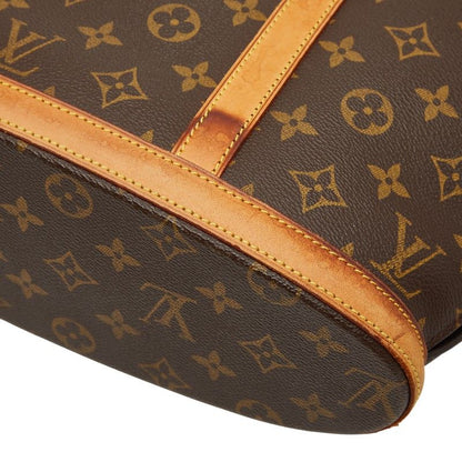 Louis Vuitton Monogram Babylon Brown Leather Tote