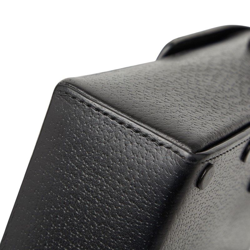 Gucci Horsebit Black Leather Shoulder Bag