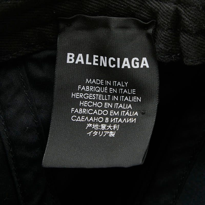 Balenciaga Hat Baseball Cap L Black Cotton