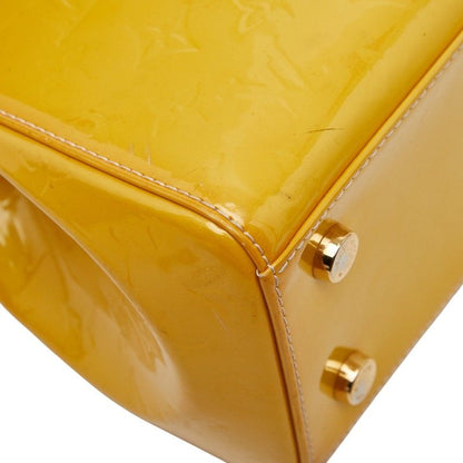 Louis Vuitton Monogram Vernis MM 2-Way Shoulder Bag Citrine Yellow