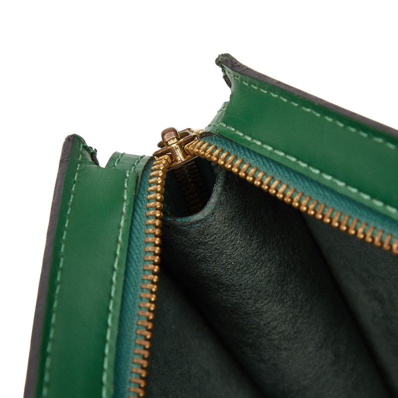Louis Vuitton Epi Saint Jacques Borneo Green Leather Handbag