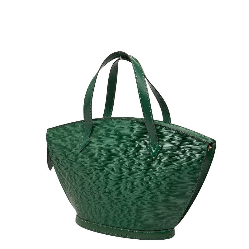 Louis Vuitton Epi Saint Jacques Borneo Green Leather Handbag
