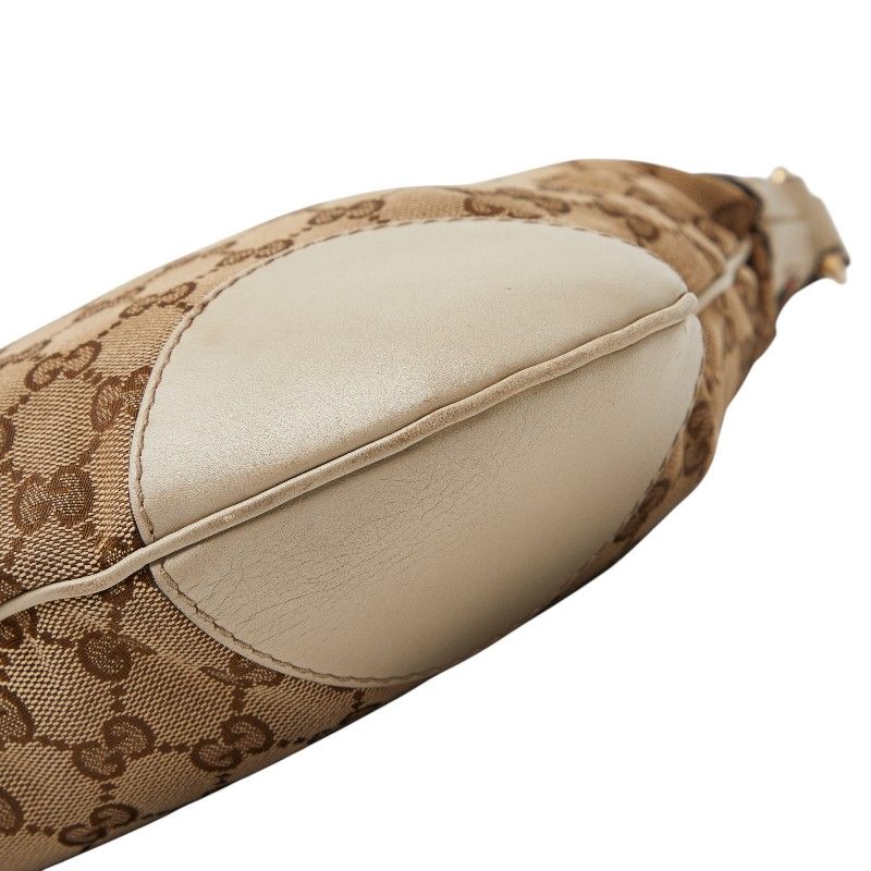 Gucci GG Canvas Sherry Shoulder Bag Beige Multicolor