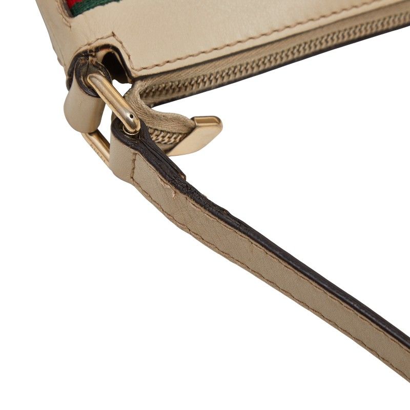 Gucci GG Canvas Sherry Shoulder Bag Beige Multicolor