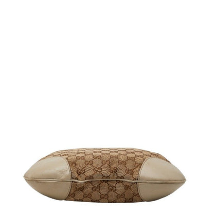 Gucci GG Canvas Sherry Shoulder Bag Beige Multicolor