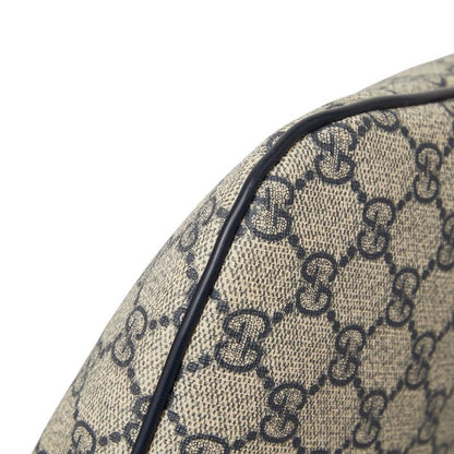Gucci GG Supreme Belt Bag Beige Navy Leather