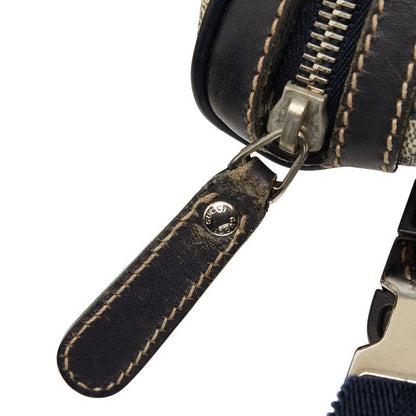 Gucci GG Supreme Belt Bag Beige Navy Leather