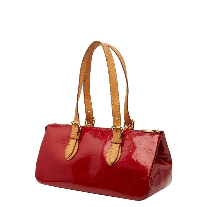 Louis Vuitton Monogram Vernis Rosewood Avenue Pomme D'amour Red Patent Handbag