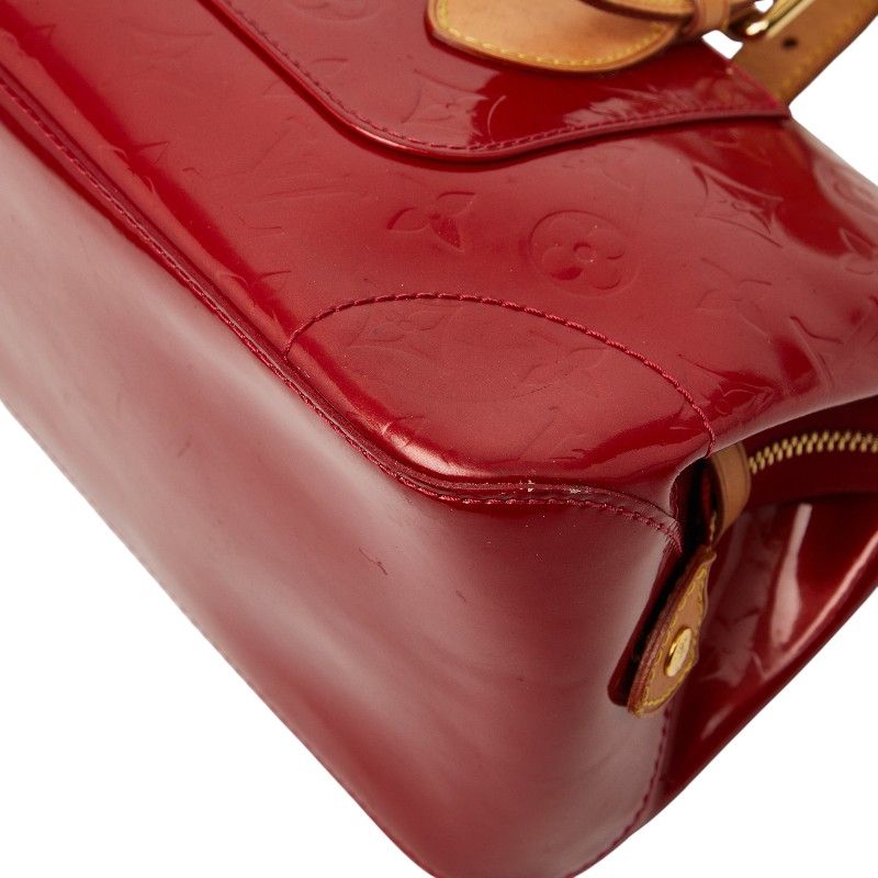 Louis Vuitton Monogram Vernis Rosewood Avenue Pomme D'amour Red Patent Handbag