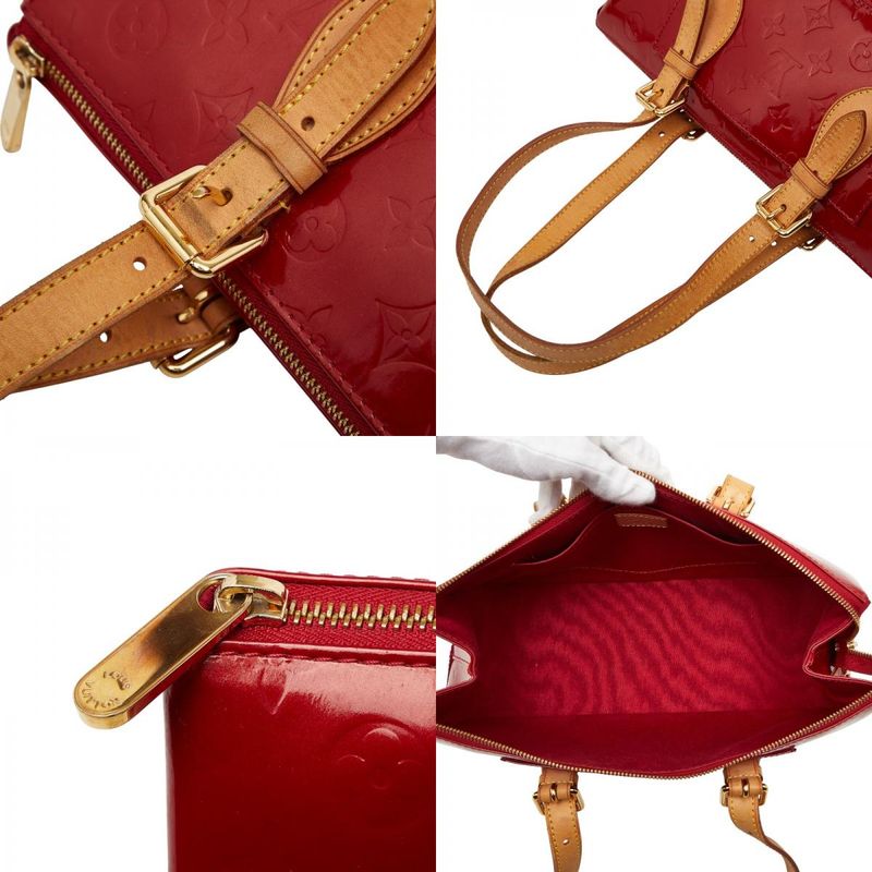 Louis Vuitton Monogram Vernis Rosewood Avenue Pomme D'amour Red Patent Handbag