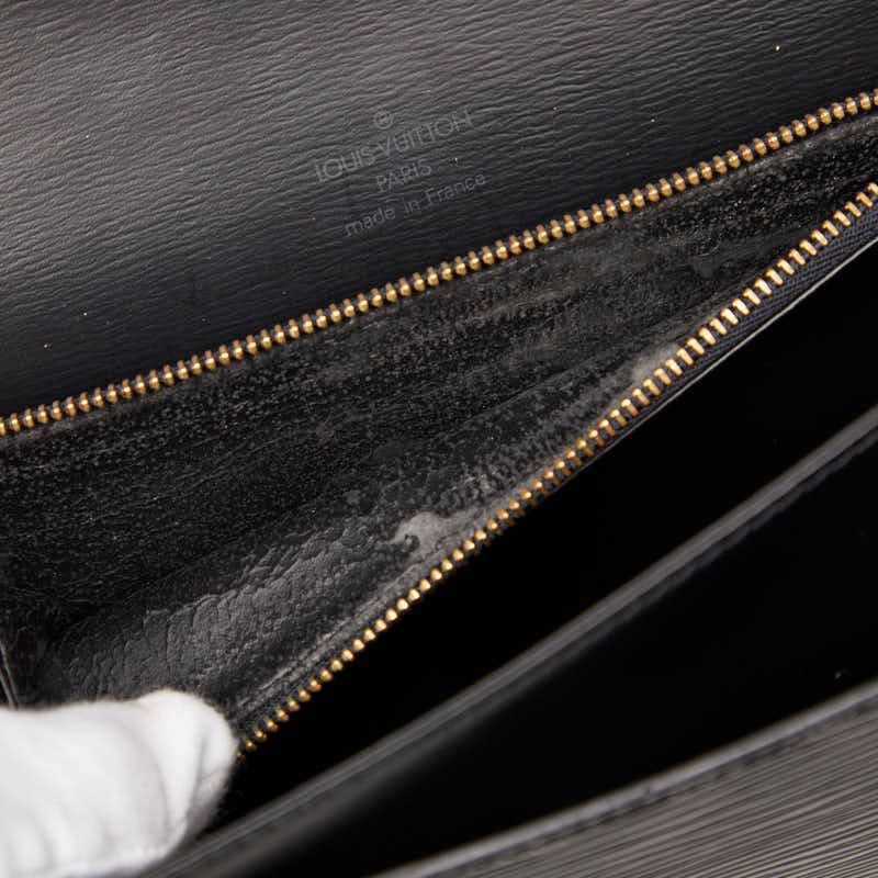 Louis Vuitton Epi Free Run Noir Black Leather Shoulder Bag