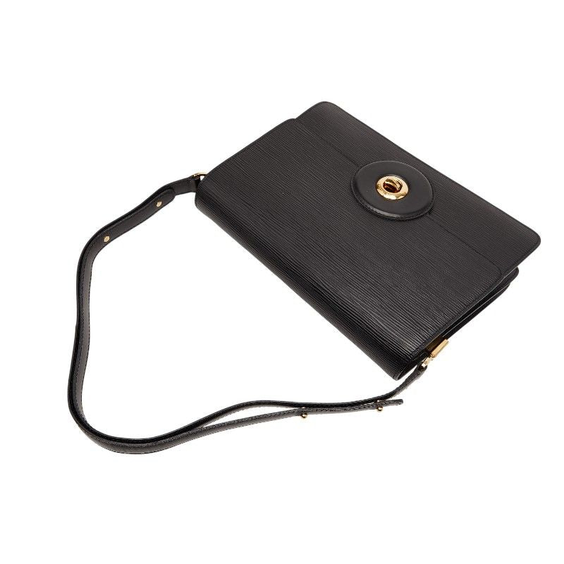 Louis Vuitton Epi Free Run Noir Black Leather Shoulder Bag