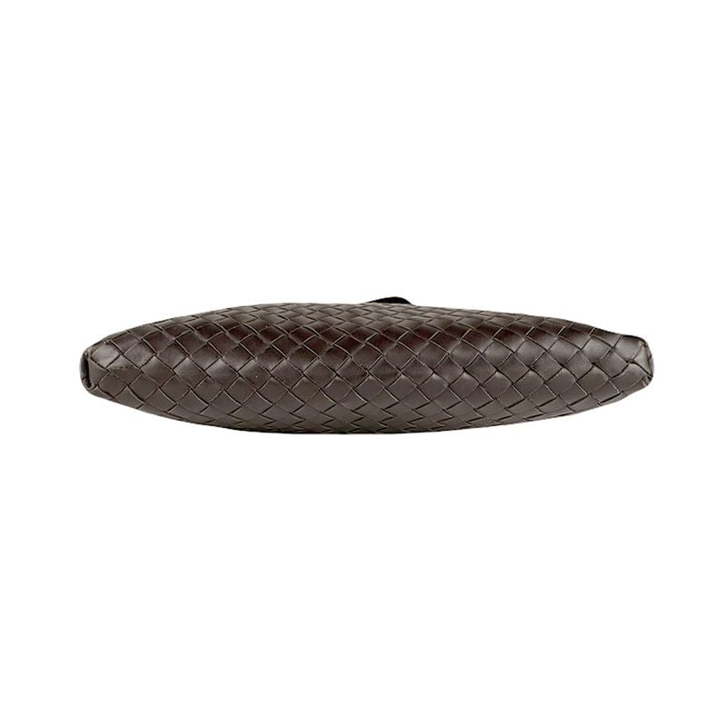 Bottega Veneta Shoulder Bag Leather Black Brown X Black