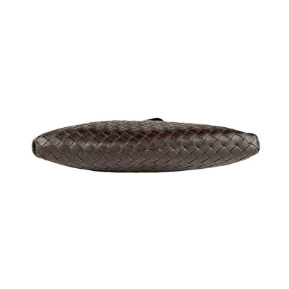 Bottega Veneta Shoulder Bag Leather Black Brown X Black