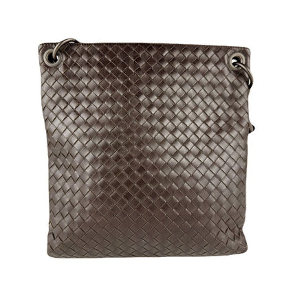 Bottega Veneta Shoulder Bag Leather Black Brown X Black