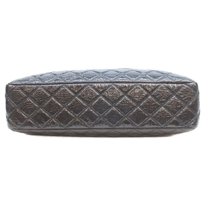 Chanel Black Shiny Aged Calfskin Tote ) Black