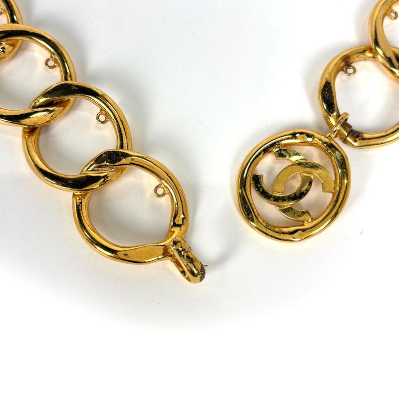 Chanel CC Logo Chain Belt CC Gold Plated