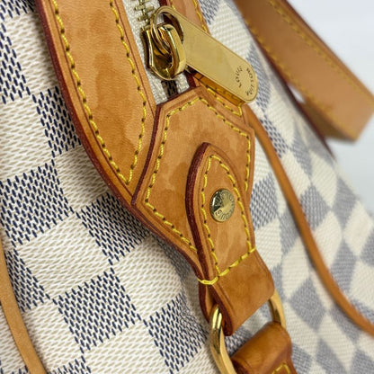 Louis Vuitton Streza GM Tote Shoulder Bag Damier Azur White