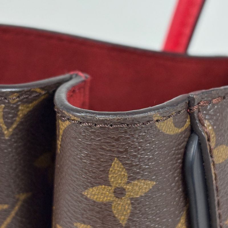 Louis Vuitton Kimono MM Tote Monogram Cerise Brown