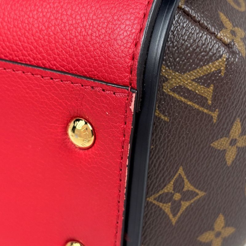 Louis Vuitton Kimono MM Tote Monogram Cerise Brown