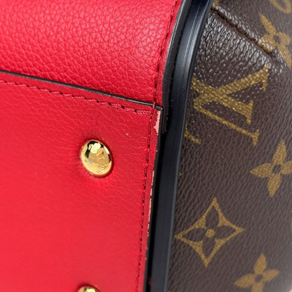 Louis Vuitton Kimono MM Tote Monogram Cerise Brown