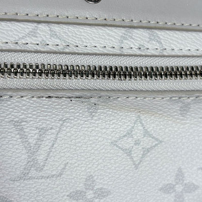 Louis Vuitton Flat Vertical Tote Monogram White 2-Way Shoulder Bag
