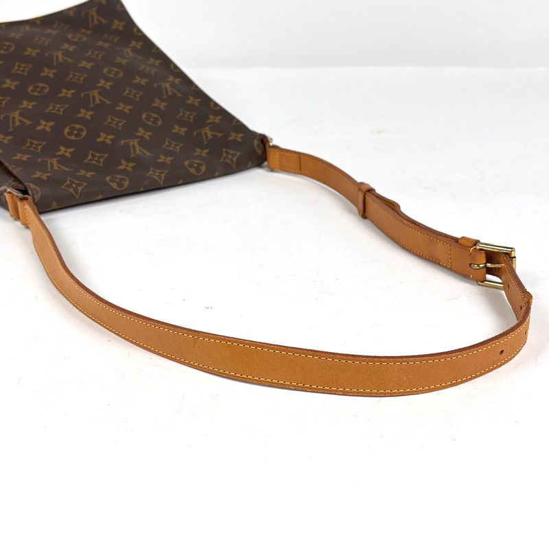 Louis Vuitton Musette Crossbody Shoulder Bag Monogram Brown