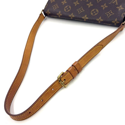 Louis Vuitton Musette Tango Short Strap Monogram Leather Brown Shoulder Bag