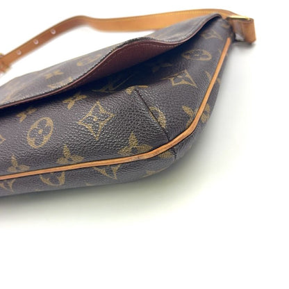Louis Vuitton Musette Tango Short Strap Monogram Leather Brown Shoulder Bag