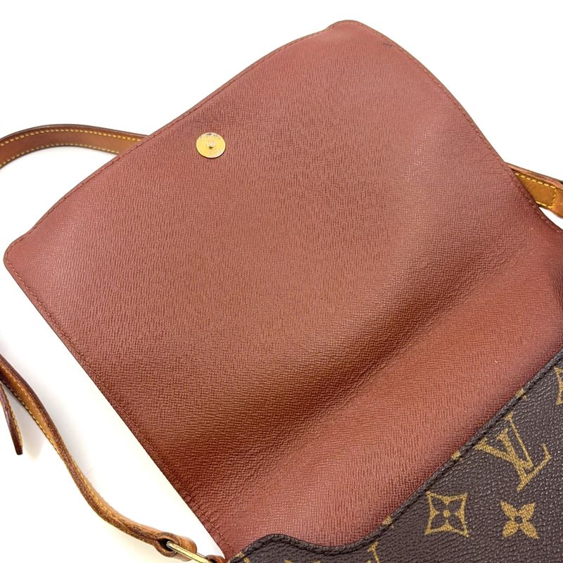 Louis Vuitton Musette Tango Short Strap Monogram Leather Brown Shoulder Bag