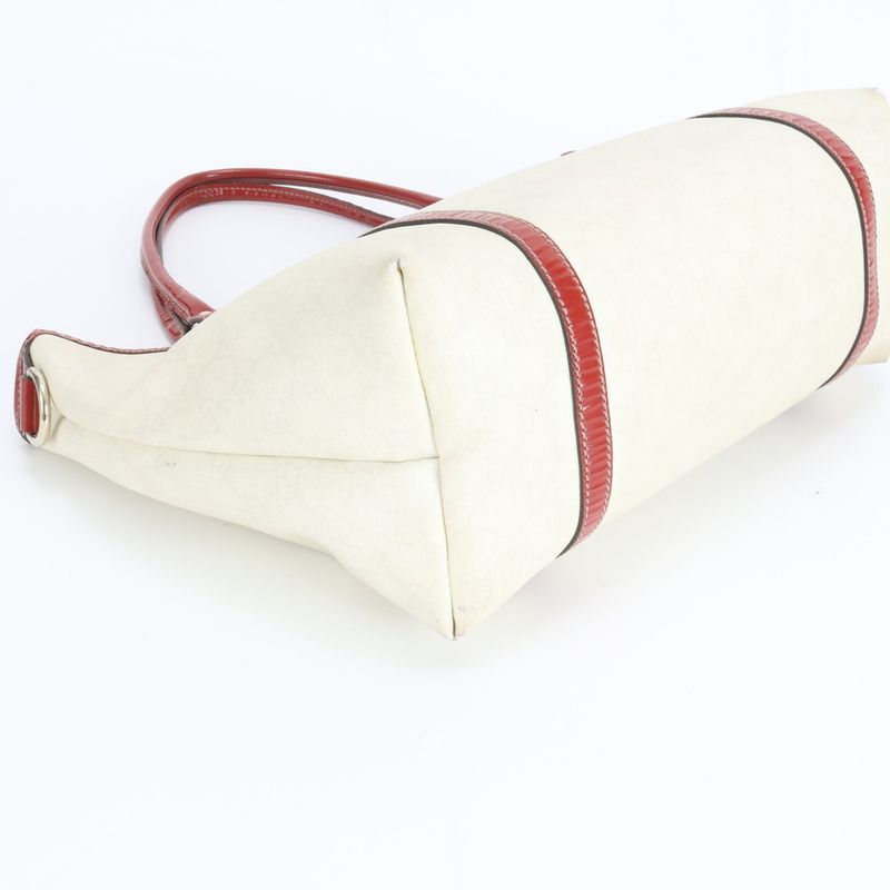 Gucci GG Supreme Tattoo Heart Leather Tote Shoulder Off-white X Red
