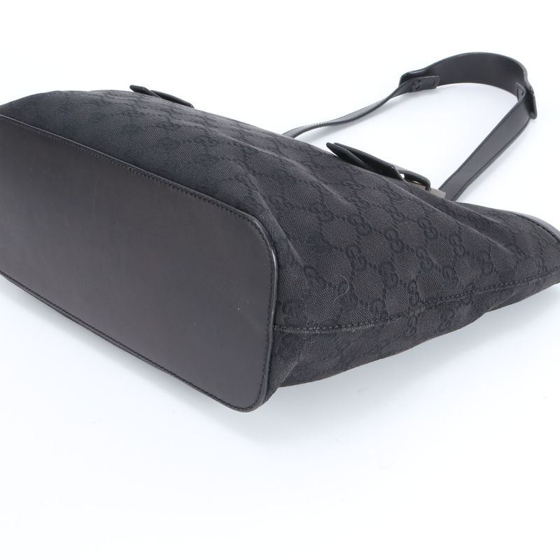 Gucci GG Canvas Leather Shoulder Bag Tote