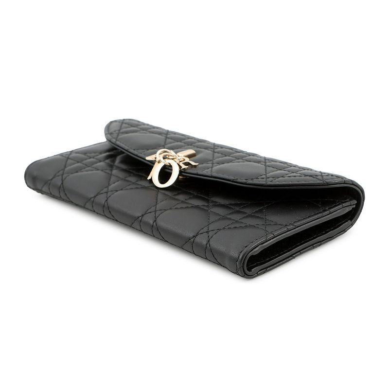 Dior Wallet Cannage My Violet Lambskin