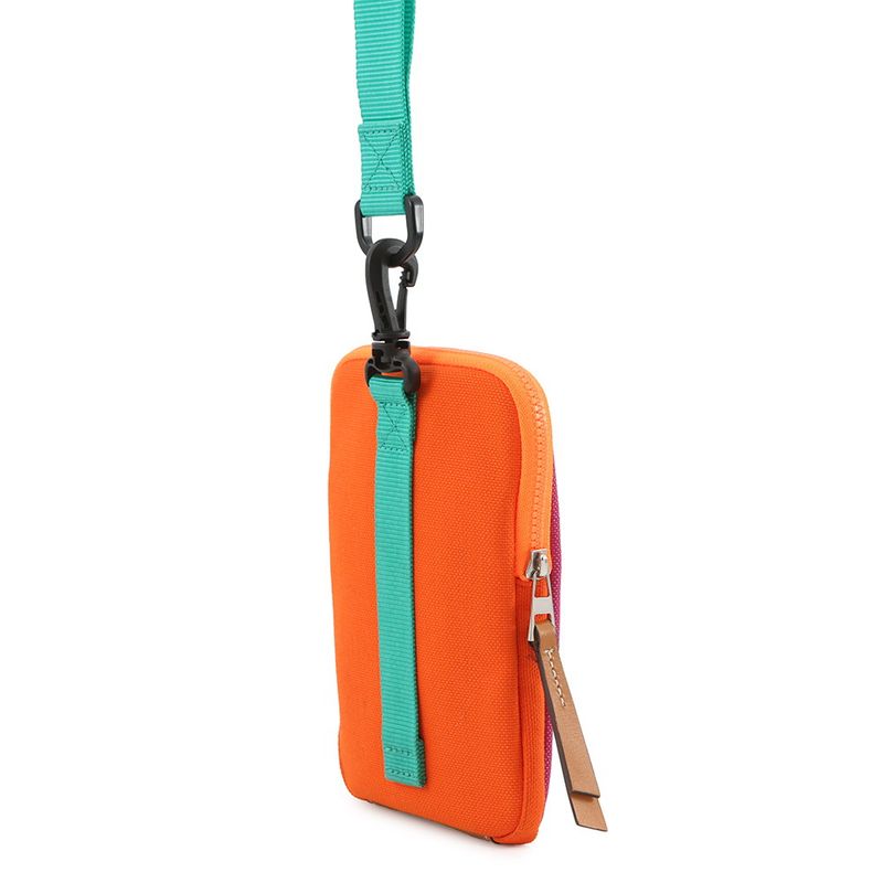 Loewe Neck Pouch Airoewe Nature Case Orange Multicolor