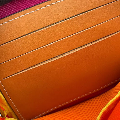 Loewe Neck Pouch Airoewe Nature Case Orange Multicolor
