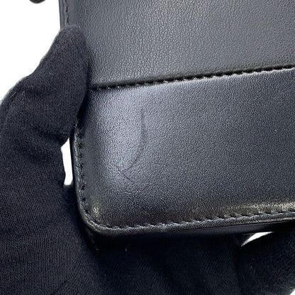 Bvlgari Wallet Black Leather